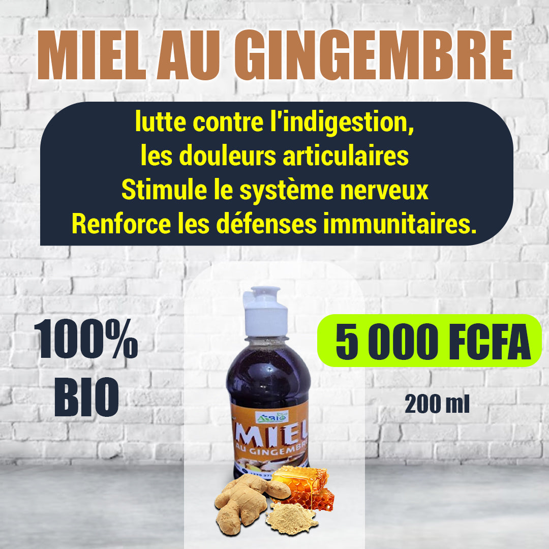 MIEL AU GINGEMBRE 200ml